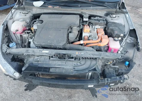 2022 Hyundai Elantra Hybrid Blue from USA, damaged, VIN KMHLM4AJ5NU031451